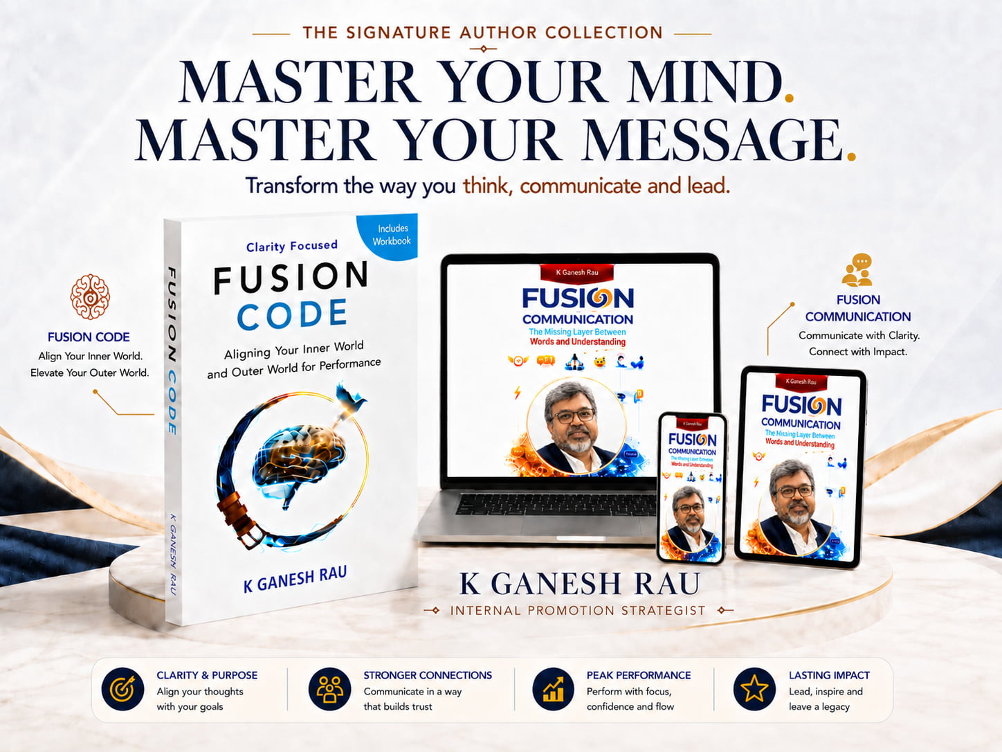 Fusion Code and Fusion Communication books by K Ganesh Rau